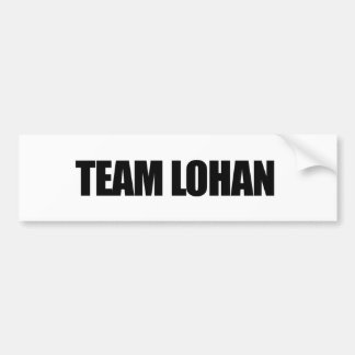 Team Lohan Bumpersticker