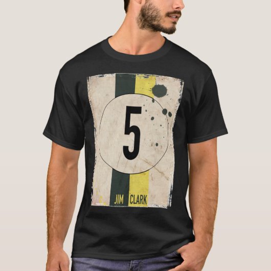 Team Lotus Jim Clark Number Classic T-Shirt (Voorkant)