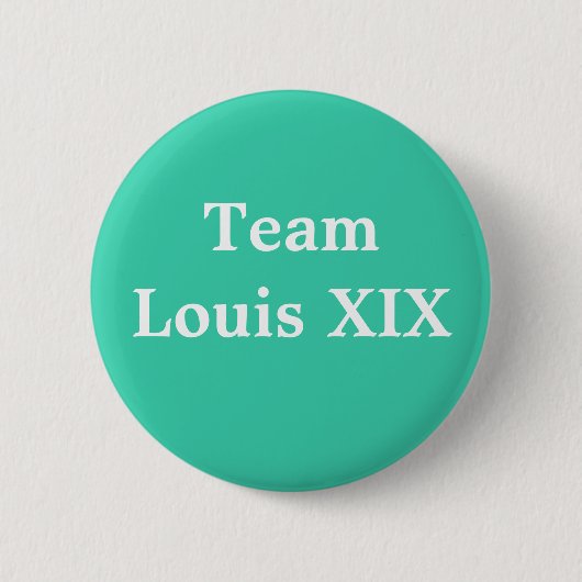 Team Louis XIX Ronde Button 5,7 Cm (Voorkant)