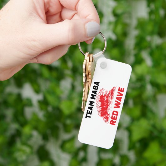 Team maga Red wave sleutelhanger (Hand)