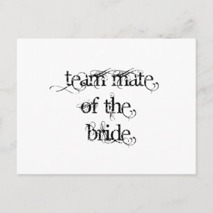 Team Mate van de Bride Briefkaart
