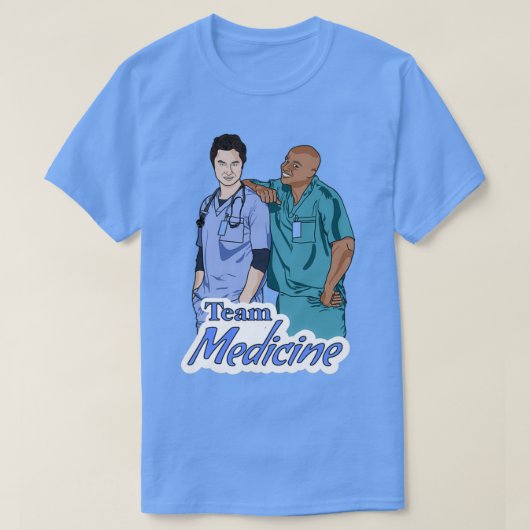 Team Medicine 1 T-shirt (Design voorkant)