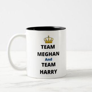 Team Meghan en Team Harry Tweekleurige Koffiemok