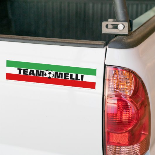 Team Melli ... Bumpersticker (Op Truck)