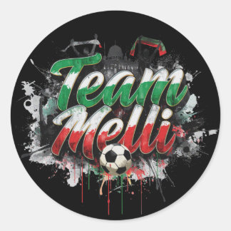 Team Melli - de bijnaam van het Iraanse team Ronde Sticker