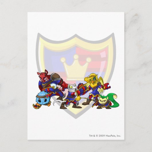 Team Meridell Group Briefkaart (Voorkant)