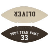 Team met aangepaste naam speler american football (Panelen)