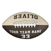 Team met aangepaste naam speler american football (Voorkant)