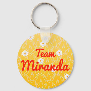 Team Miranda Sleutelhanger