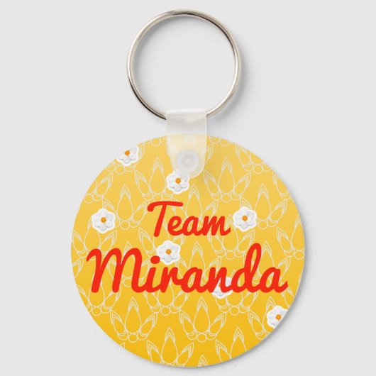 Team Miranda Sleutelhanger (Voorkant)