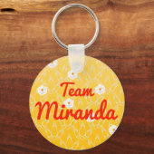 Team Miranda Sleutelhanger (Voorkant)