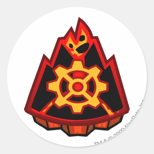 Team Moltara Logo Ronde Sticker (Voorkant)