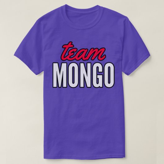 Team Mongo T-shirt (Design voorkant)