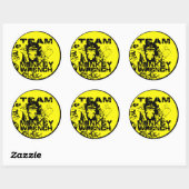 Team Monkey Wrench Ronde Sticker (Vel)