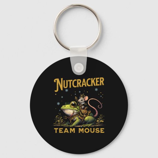 Team Mouse King Nutcracker Riding Frog Llet Dance  Sleutelhanger (Voorkant)