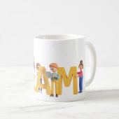 TEAM Mug – Fun & Motivational Design (Devant droit)