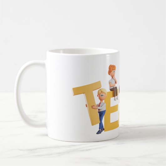 TEAM Mug – Fun & Motivational Design Koffiemok (Links)