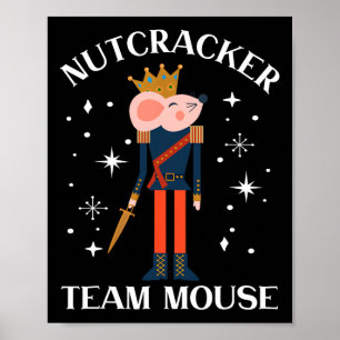 Team Muis Notenkraker Kerst Dans Fun Soldaat Poster