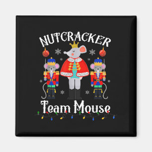 Team Muis Notenkraker Kerst Dans Grappige Soldaat Magneet