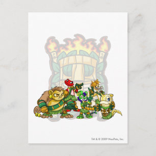 Team Mystery Island Group Briefkaart