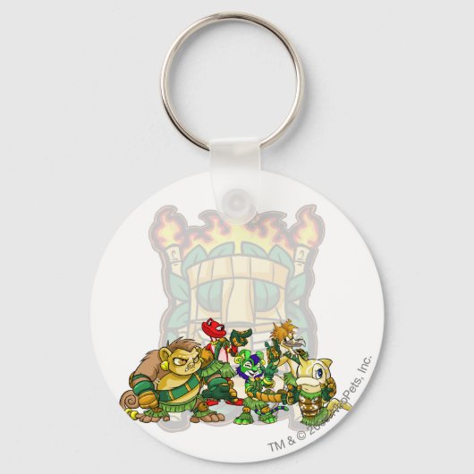 Team Mystery Island Group Sleutelhanger (Voorkant)