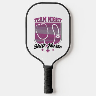 Team Nachtdienst Verpleegster Pickleball Paddle
