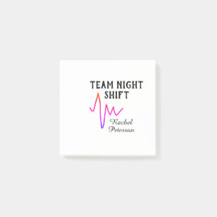 Team nachtploeg verpleegster dokter medisch naam h post-it® notes