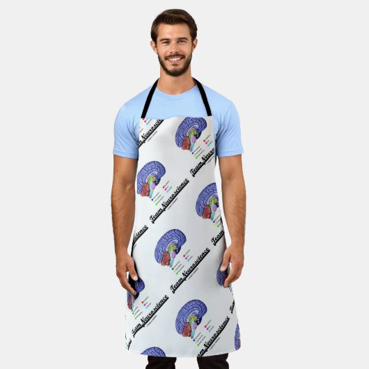 Team Neuroscience Brain Anatomee Attitude Schort (Gedragen)