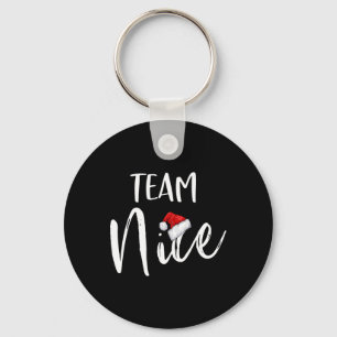Team Nice Funny kerstfamilie komt overeen met pyja Sleutelhanger