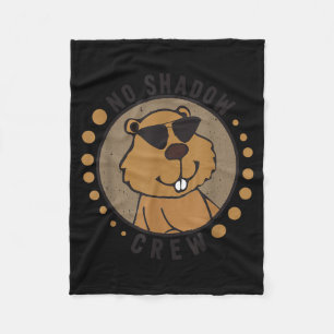 Team No Shadow Crew Groundhog Day 2024 Fleece Deken