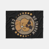 Team No Shadow Crew Groundhog Day  Fleece Deken (Voorkant (Horizontaal))