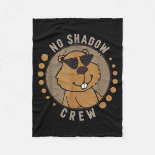 Team No Shadow Crew Groundhog Day Fleece Deken