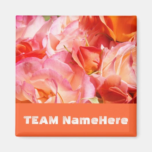TEAM Nom magnet Bureau Travail d'équipe d'entrepri (Devant)