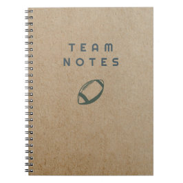 Team Notes - Football Notitieboek