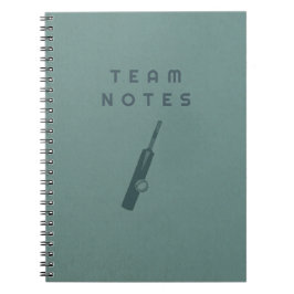 Team Notes - for Cricket Coaches, Players & Fans  Notitieboek