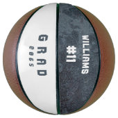 Team Number Custom Name Afstuderen Gift Basketball Basketbal (Verticaal)