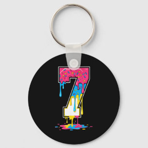 Team Nummer 7 Srts Ijs Drip Matching Varsity Sleutelhanger