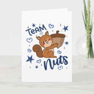 Team Nuts Gender onthult party Blue Boy Kaart