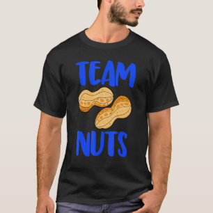 Team Nuts Geslacht Onthulling Pinda Liefde T-shirt