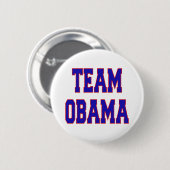 TEAM OBAMA RONDE BUTTON 5,7 CM (Voorkant /achterkant)