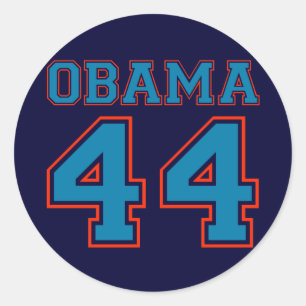 team obama ronde sticker