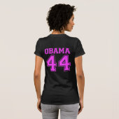team obama : twee kanten ! t-shirt (Achterkant volledig)