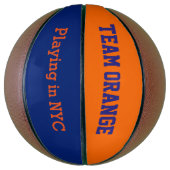 Team Oranje - spelen in NYC Basketbal (Verticaal)