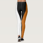 Team & Oranje/zwart/witmasker Leggings (Achterkant)