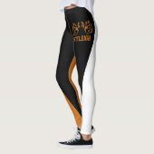 Team & Oranje/zwart/witmasker Leggings (Links)