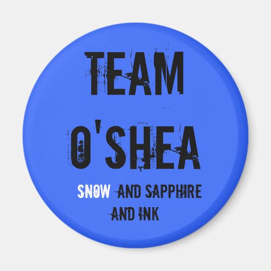 TEAM O'SHEA MAGNEET (Voorkant)