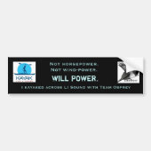 Team Osprey Willpower Bumpersticker (Voorkant)