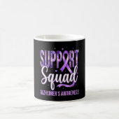 Team paarse lint squad steun squad alzheimer koffiemok (Center)