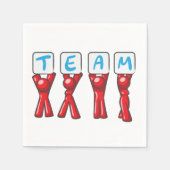 Team Paper Napkins Servet (Voorkant)