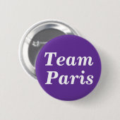 Team Paris Badge Ronde Button 5,7 Cm (Voorkant /achterkant)